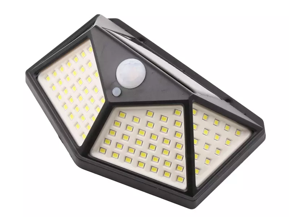 Solar Lamp 100 LED with Motion and Dusk Sensor