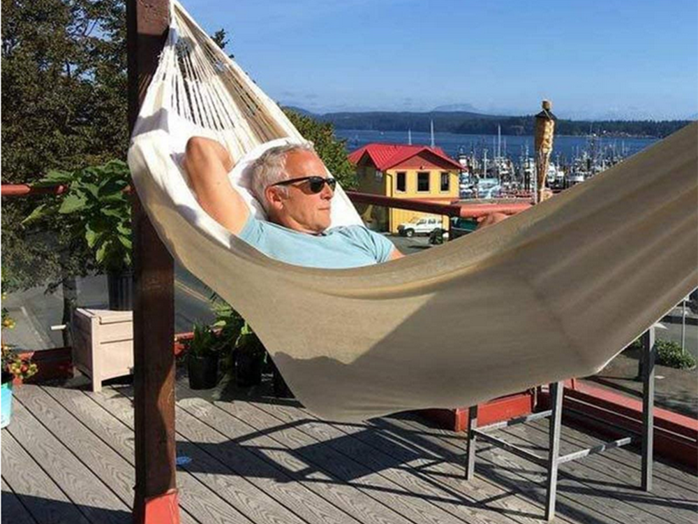 Single Fabric Hammock 200x80 cm with Carry Bag