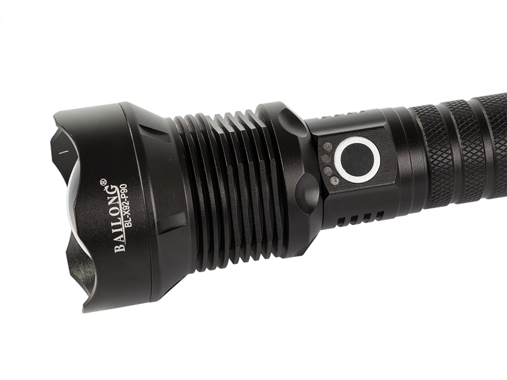 Bailong X92 Tactical Military Flashlight CREE XHP90 LED, 1000m, Zoom