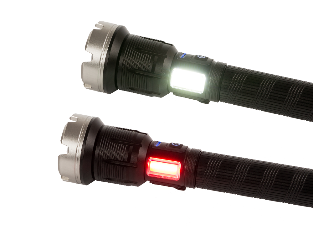 Bailong F226 Taktiskais Lukturis CREE XHP90 LED ar Power Bank