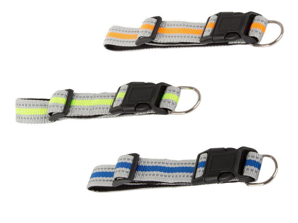 Reflective collar for dogs and cats, adjustable, size S (2)