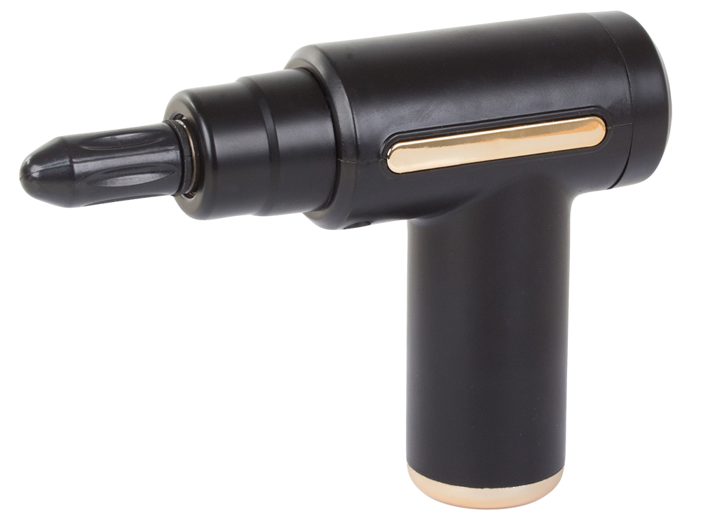 Powerful massage gun for back, body and legs, 4 attachments