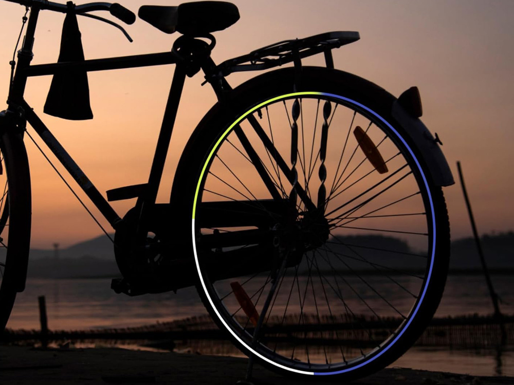 Reflective adhesive tape for bike, motorcycle, car, 8 m (1)