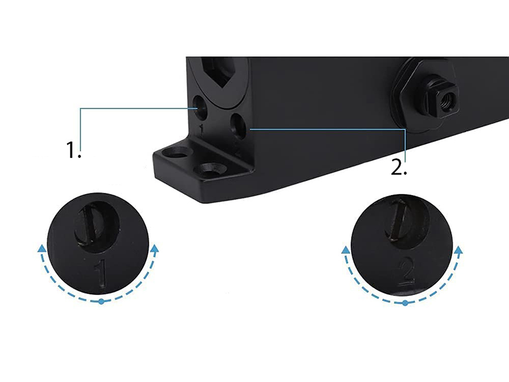 Door closer for exterior and interior doors up to 65 kg, black (2)