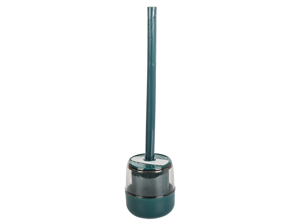 Silicone Toilet Brush with Holder, Wall-Mounted / Freestanding