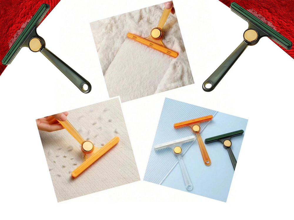 Double-Sided Roller Brush for Pet Hair and Lint Removal