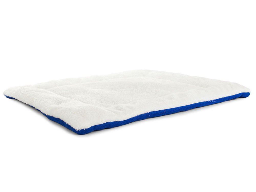 Soft Fabric Pet Mat Bed for Dogs and Cats, Dark Brown, 50x35cm