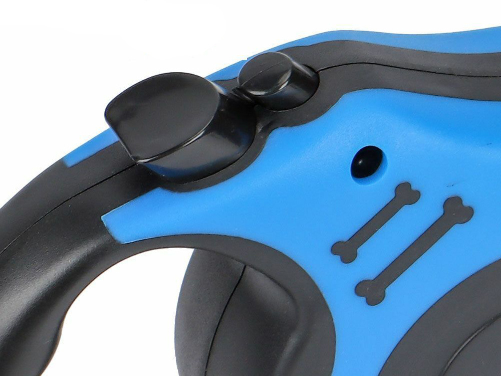 Automatic retractable dog leash 5 m, 15 kg – lightweight durable leash with lock (1)