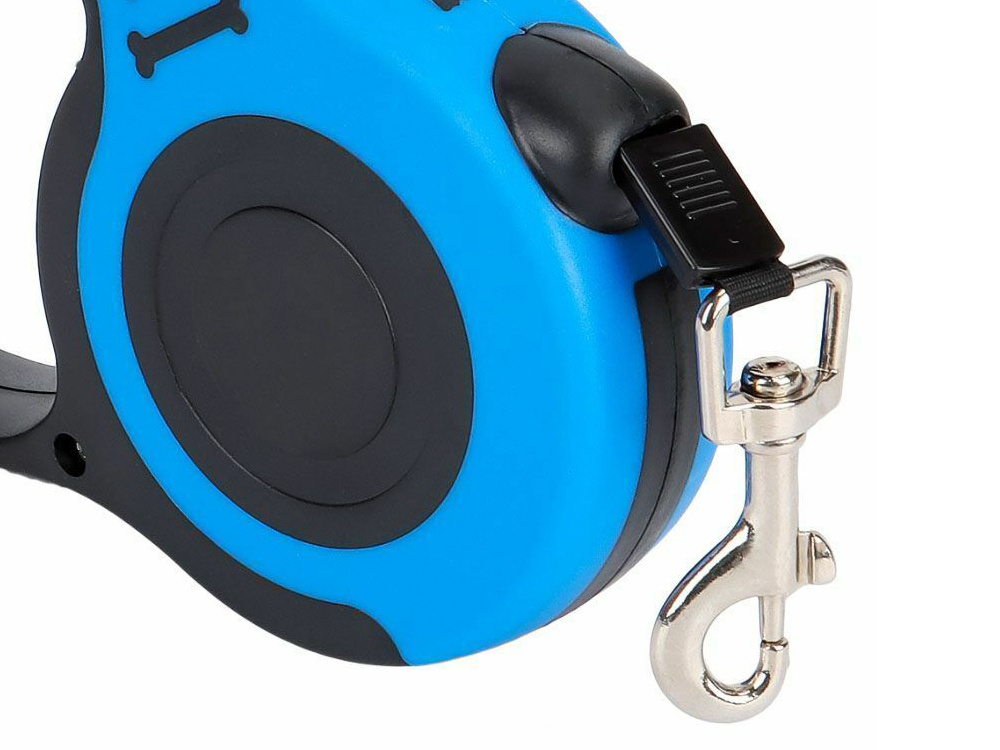 Automatic retractable dog leash 5 m, 15 kg – lightweight durable leash with lock (2)