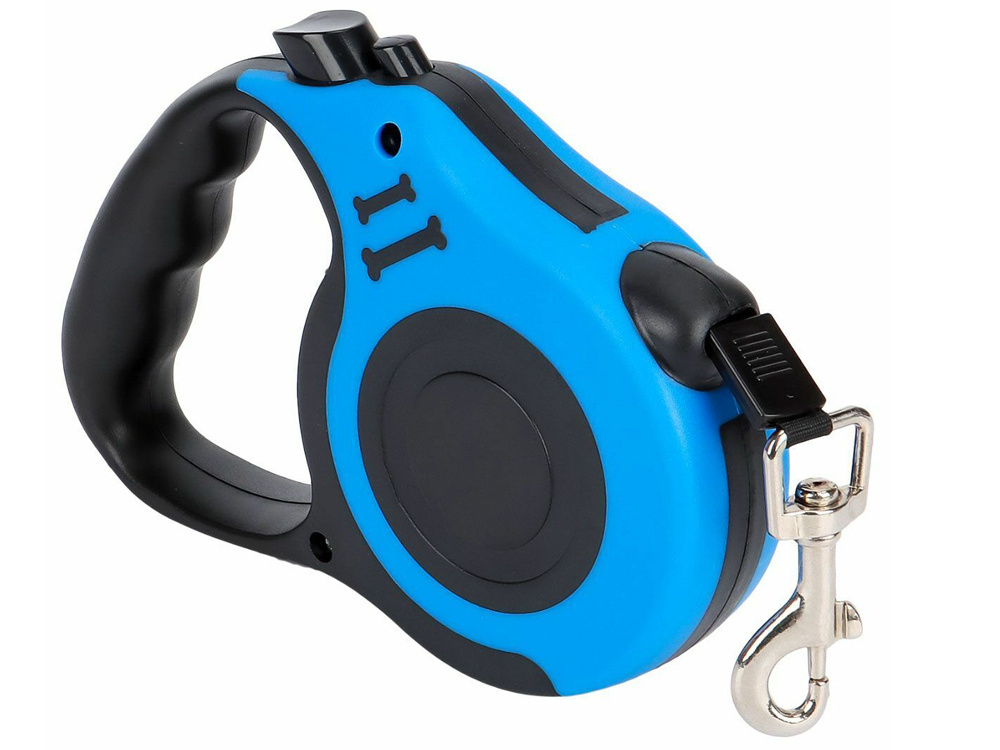 Automatic retractable dog leash 5 m, 15 kg – lightweight durable leash with lock (3)