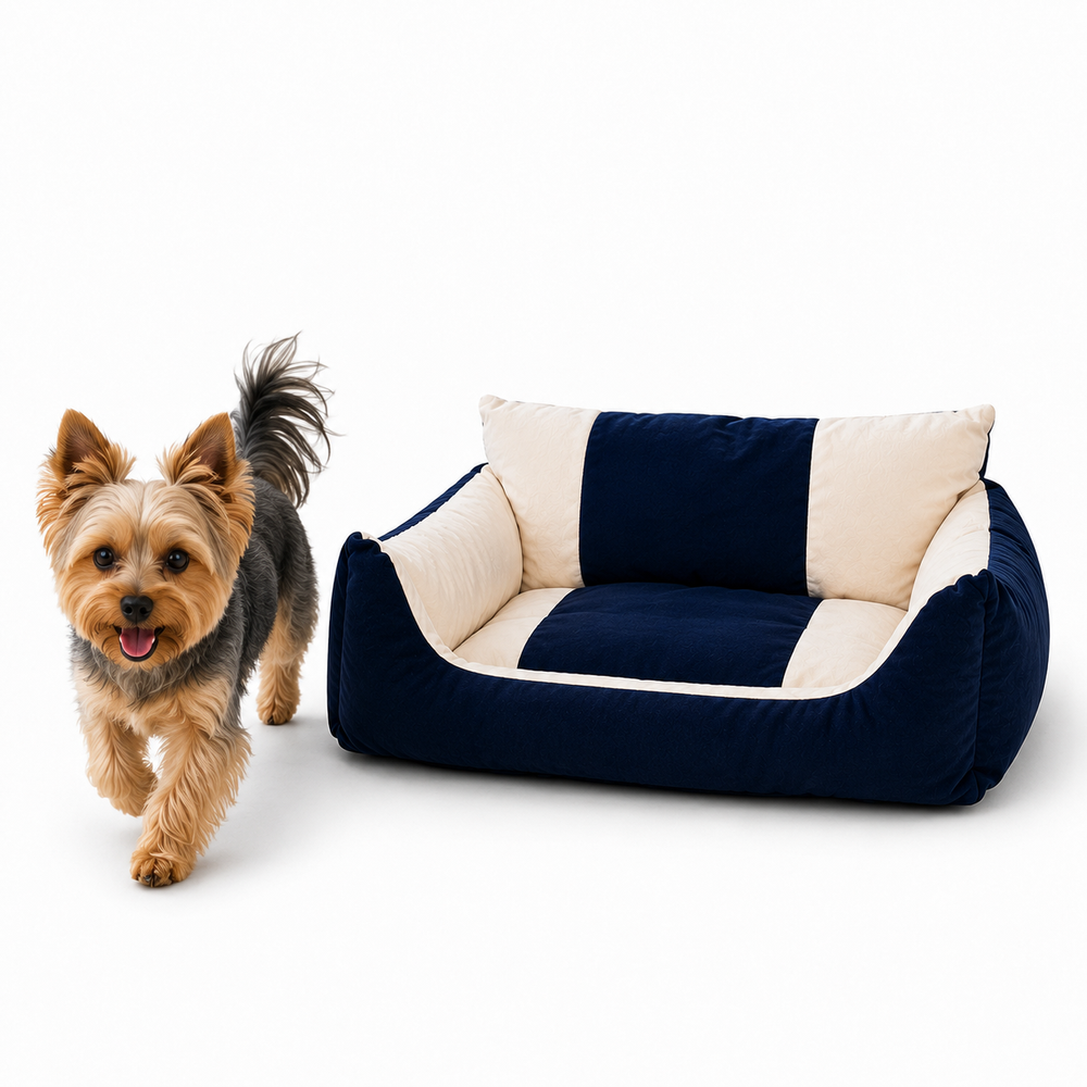 Soft Dog and Cat Bed, 54 x 36 x 15 cm