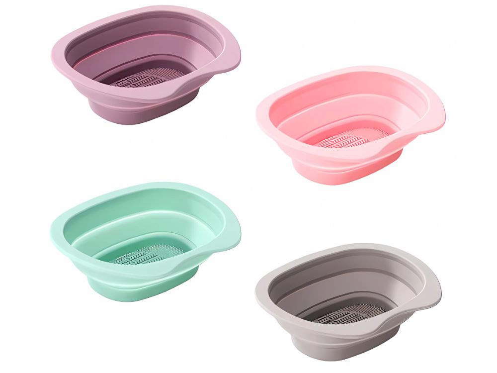 Silicone cleaning bowl for makeup brushes and sponges (3)