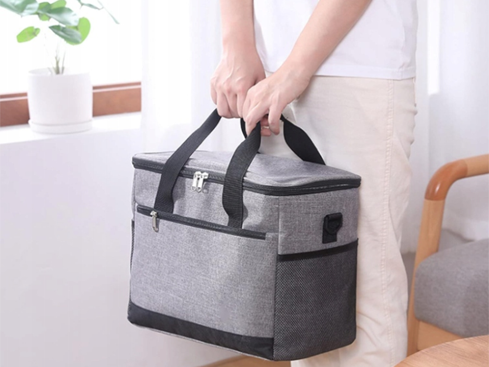 Thermal Picnic and Beach Bag, 16L, Grey