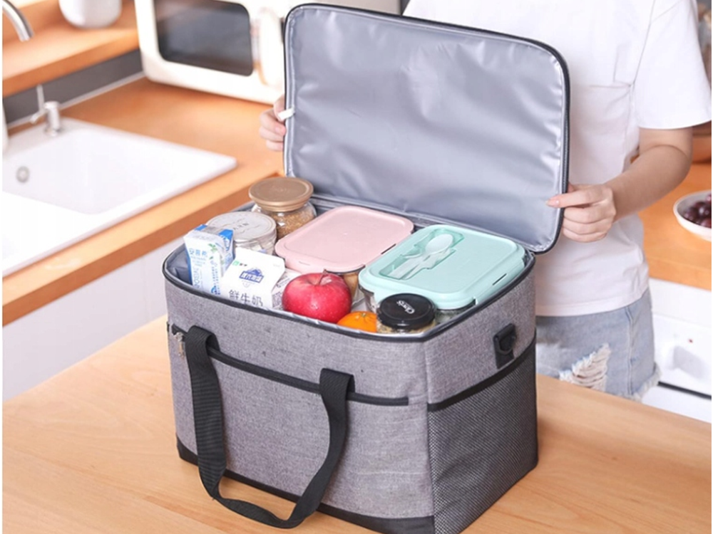 Thermal Picnic and Beach Bag, 16L, Grey