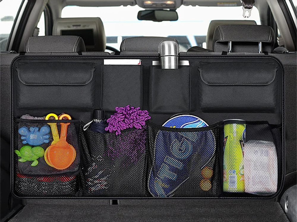 Multi-Pocket Car Seat Back Organizer for Storage