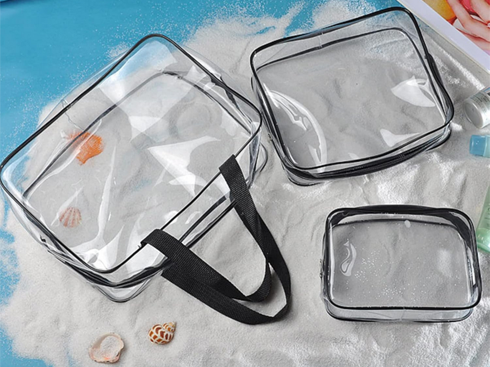 Clear Toiletry Bag Set 3-in-1 Travel Organizer for Flights