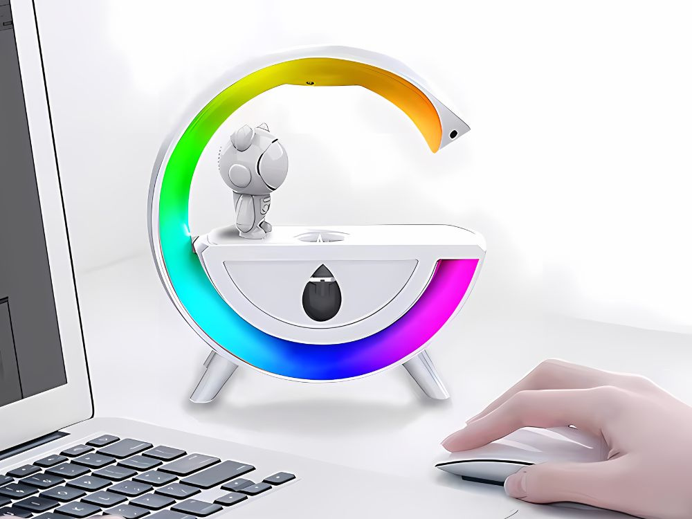 Astronaut Cool Mist Humidifier with Bluetooth Speaker and RGB Night Light (0)