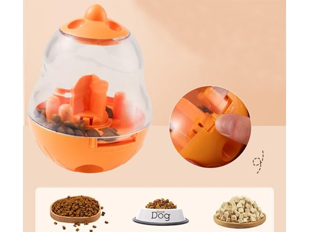 Interactive Dog Toy with Treat Dispenser, Mixed Colors