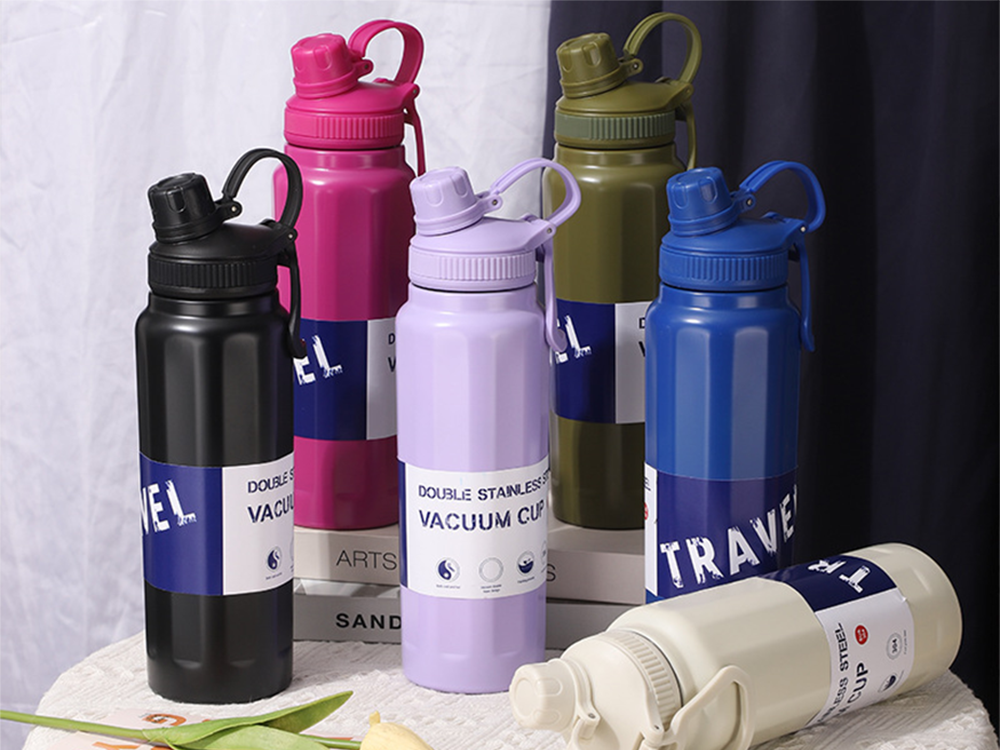 Thermos / Thermal Mug with Handle, 700ml, Stainless Steel