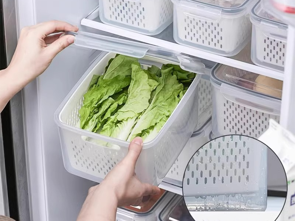 Набор контейнеров для пищевых продуктов с корзинками и...