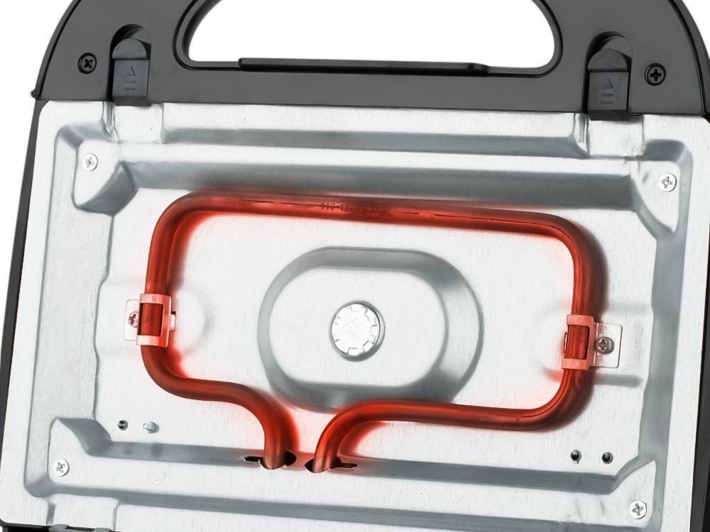 6-in-1 Sandwich Maker with Removable Plates, Waffle Maker & Grill, 850W, Black (2)