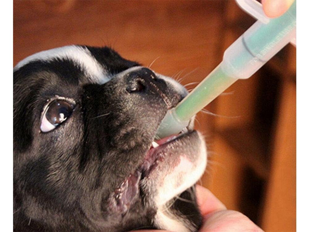 Tablešu devējs dzīvniekiem zāļu aplikators un barošanas šļirce