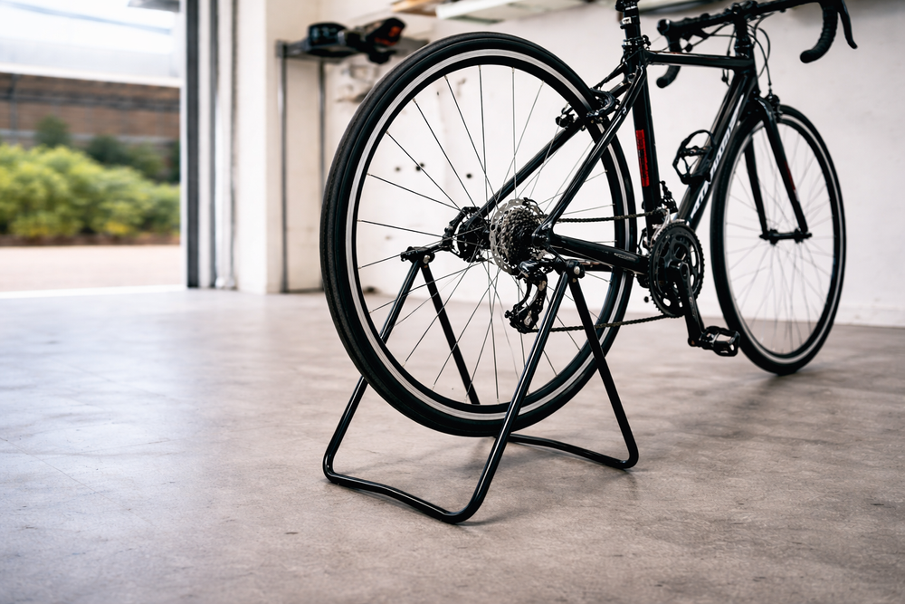 Bike Repair Stand for Home Mechanic Bicycle Maintenance Workstand 24-29 Inch Wheels, Black