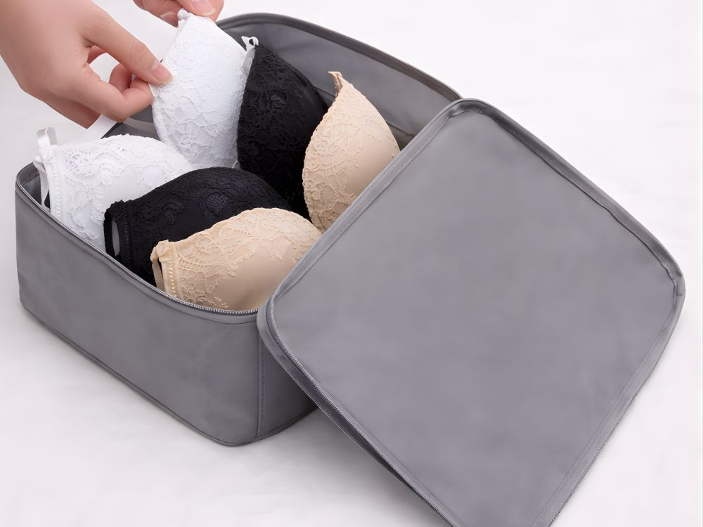 7-Piece Packing Cubes Set for Suitcase and Travel Luggage, Grey