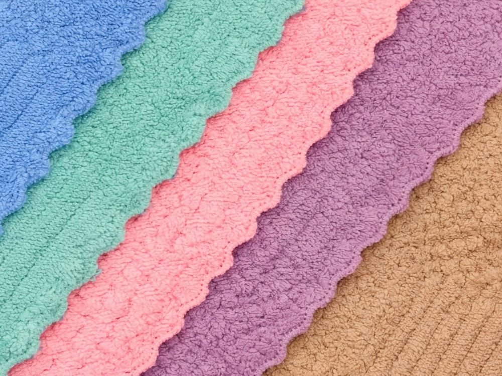 Absorbent Microfiber Cleaning Cloths 5-Pack 30x30 cm, Multicolor