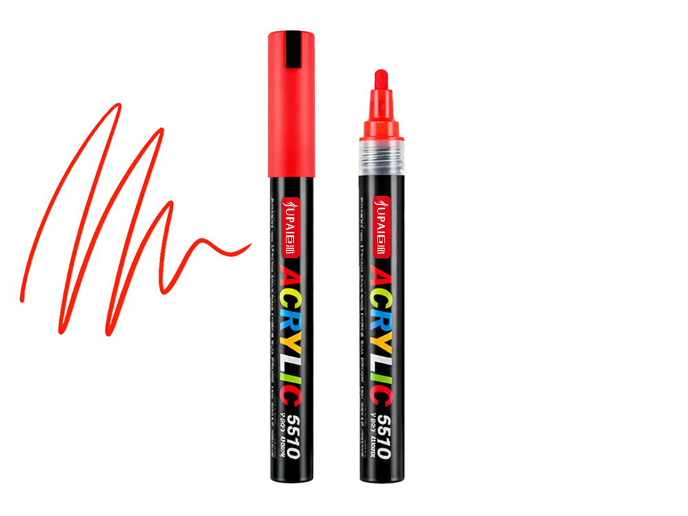 Acrylic Paint Pens Set 24 Waterproof Markers 4mm Tip for Art