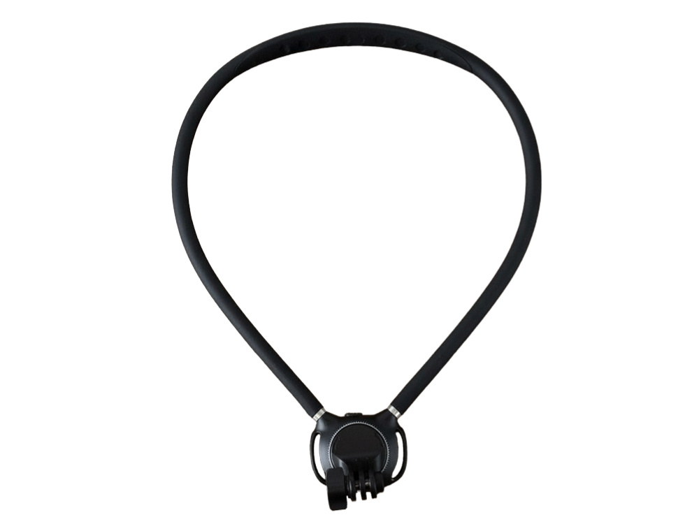 Flexible Action Camera Neck Mount 360° Rotation POV Harness, Black