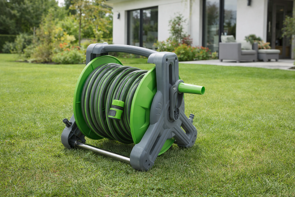 Retractable Garden Hose Reel 20m Half Inch 4-Layer DIVO