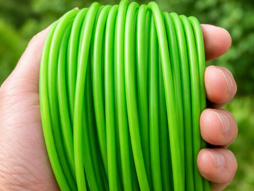Heavy-Duty Trimmer Line 15m 2.4mm for Brush Cutters, Green