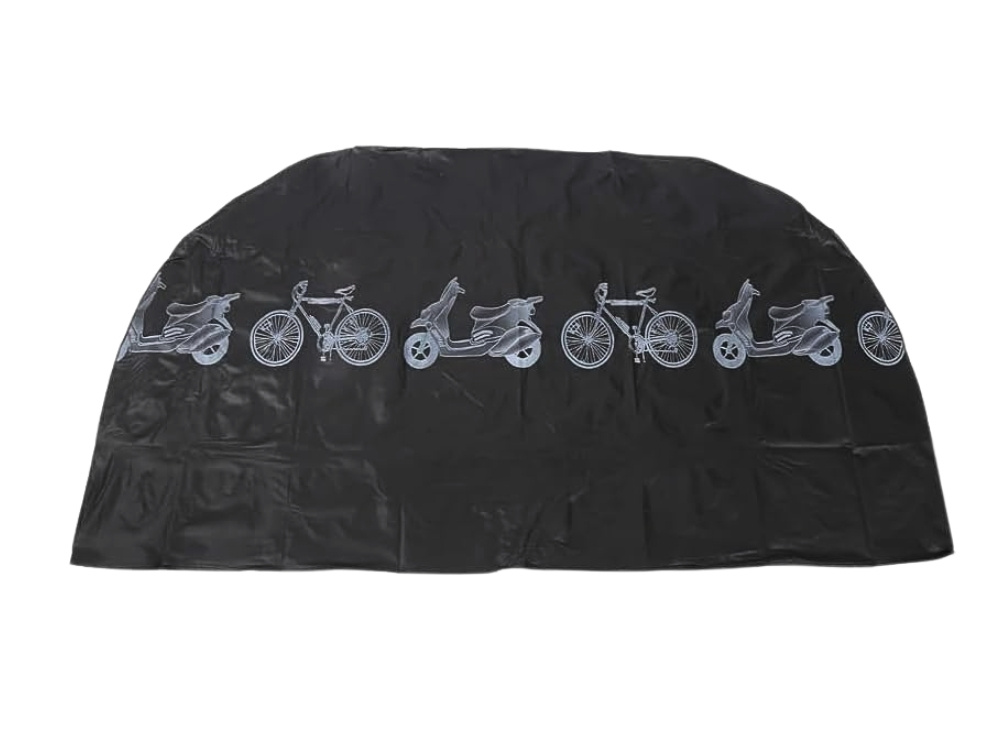 Ūdensnecaurlaidīgs velosipēda un motorollera pārsegs 200x105 cm, melns