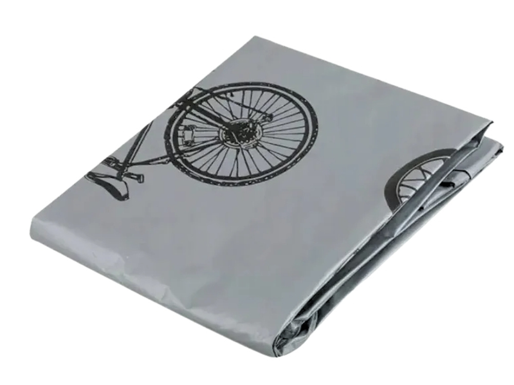 Waterproof Bike Cover 200x105 cm for Motorcycle and Scooter, Silver