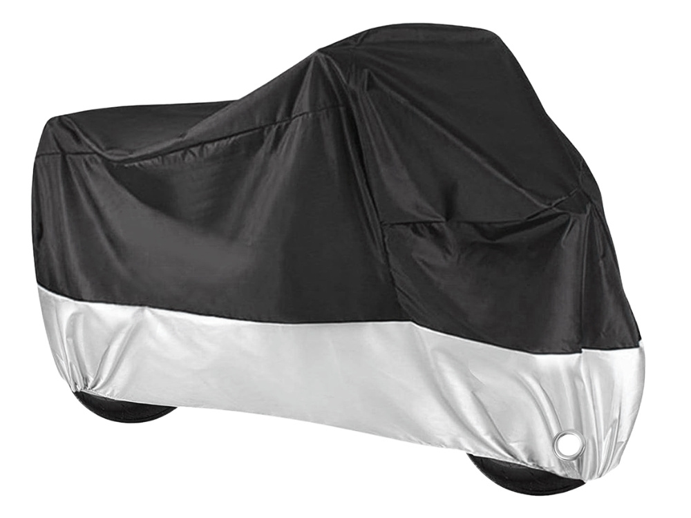 Waterproof Motorcycle and Bicycle Cover XXXL 240x130cm UV Protection, silver