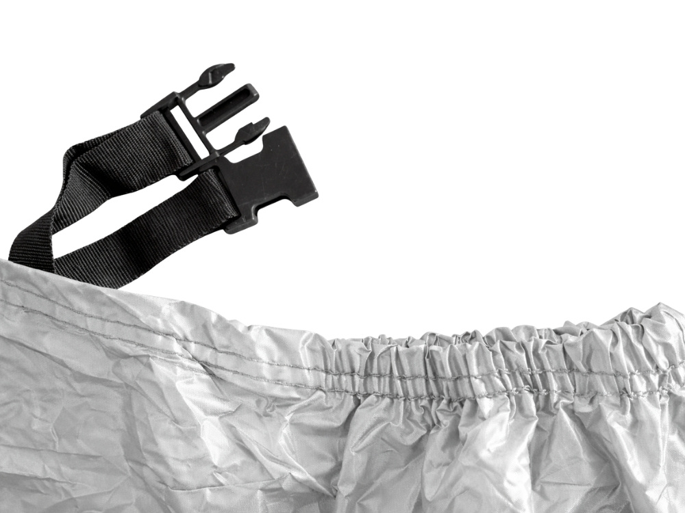 Waterproof Bike and Motorcycle Cover 200x130 cm UV Protection, Silver