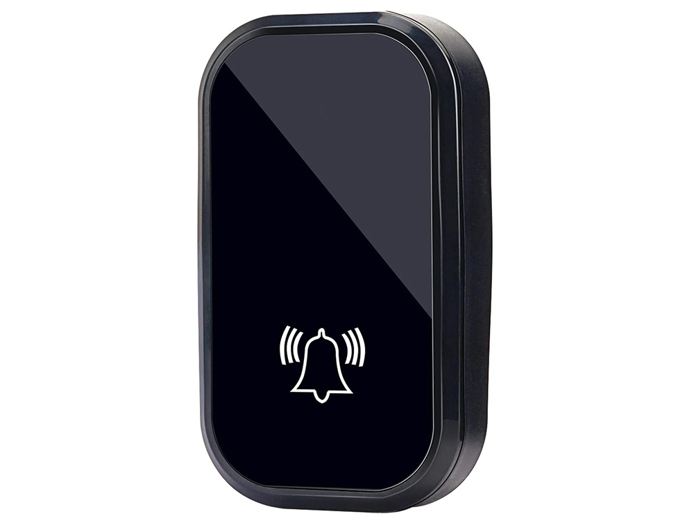 Wireless Kinetic Doorbell, 130m, IP68, Black