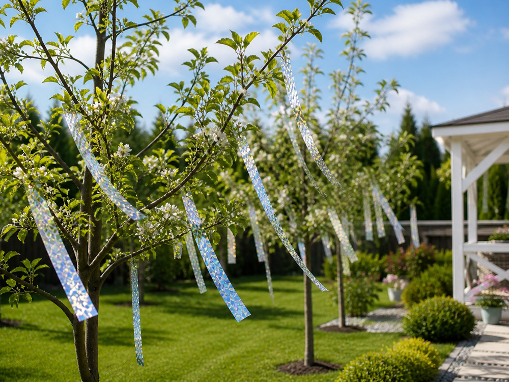 Reflective Bird Repellent Tape 50mm x 50m, Silver