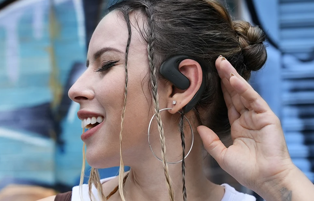 OneOdio OpenRock S Wireless Bluetooth Earphones Earbuds TWS, Balck