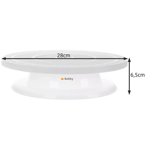 Cake Making Turntable Rotating Decorating Platform Stand Display with Pastry Spatulas