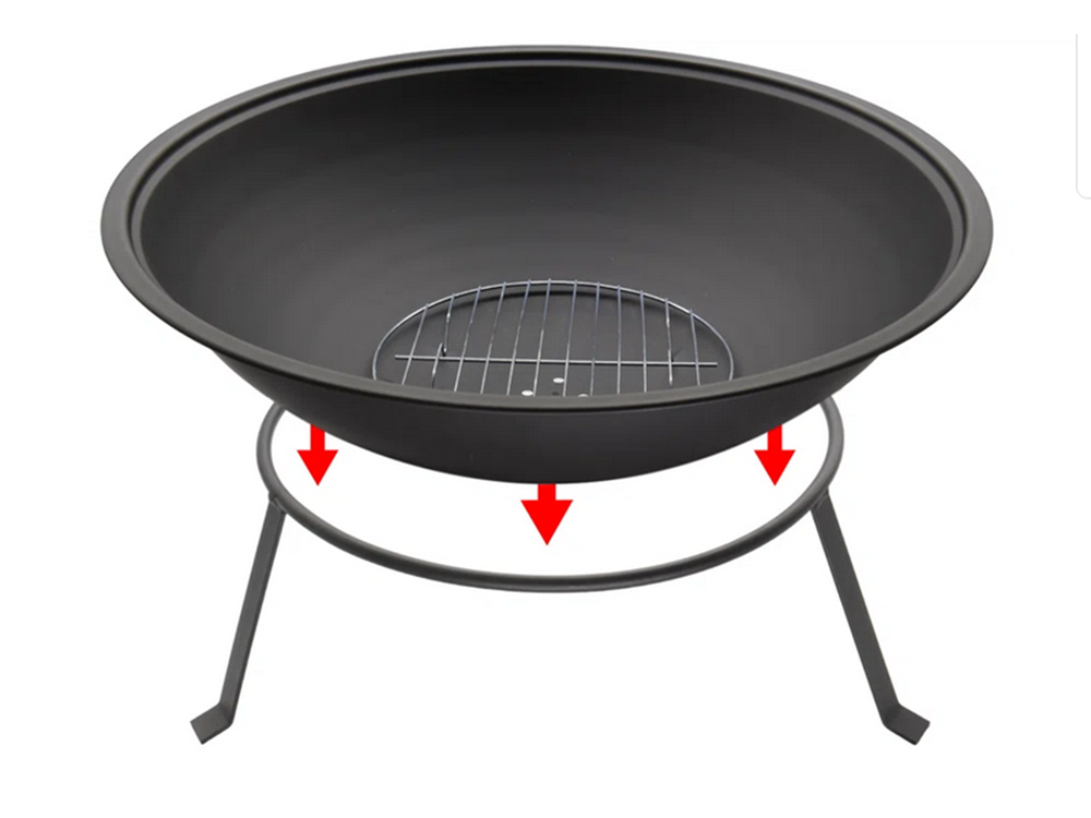 Grill Garden Fireplace Hearth, 55cm