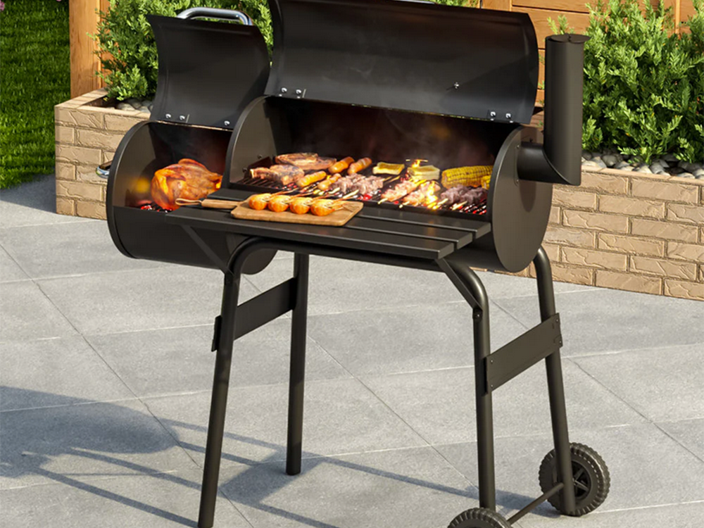 Садовый Угольный Гриль Мангал Барбекю Коптильня | Garden BBQ Barbeque...