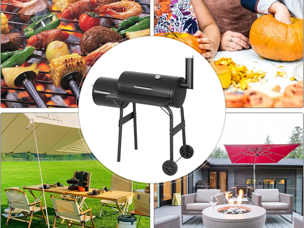Садовый Угольный Гриль Мангал Барбекю Коптильня | Garden BBQ Barbeque...
