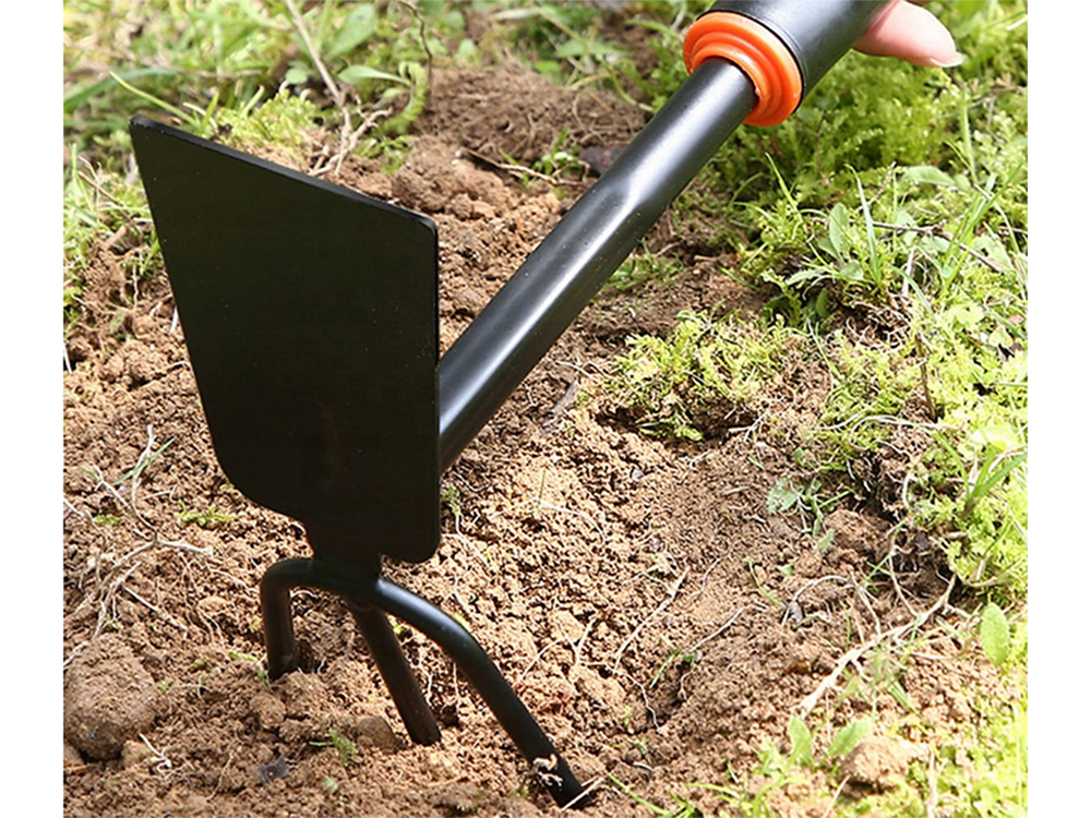 Double-Sided Garden Hoe with Cultivator 27cm
