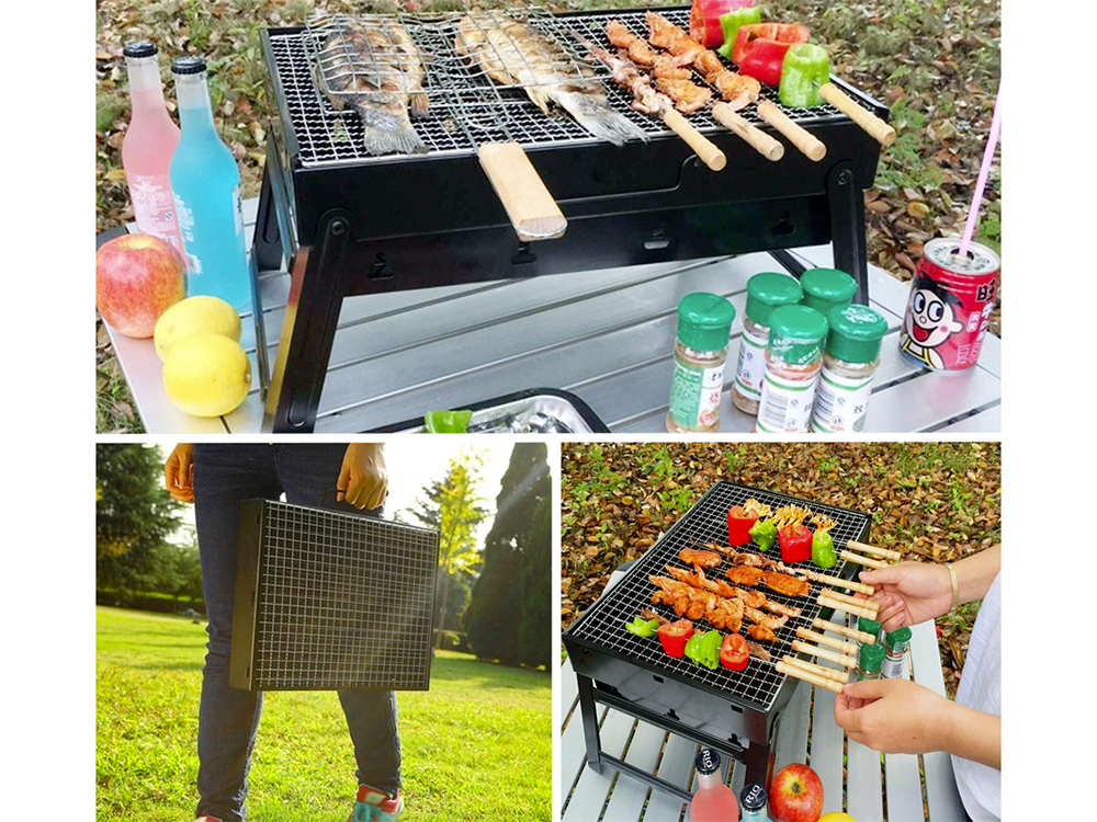 Portable Folding Charcoal Mini Grill