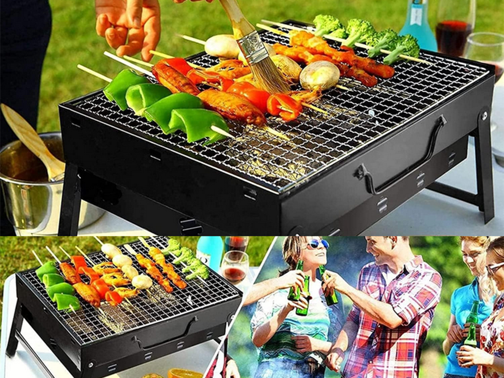 Portable Folding Charcoal Mini Grill