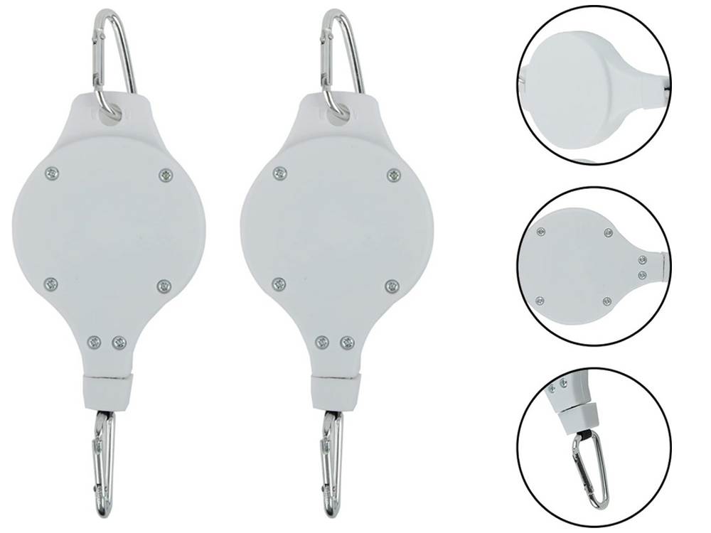 Adjustable Retractable Hanging Hook for Plant Pots, 2 pcs
