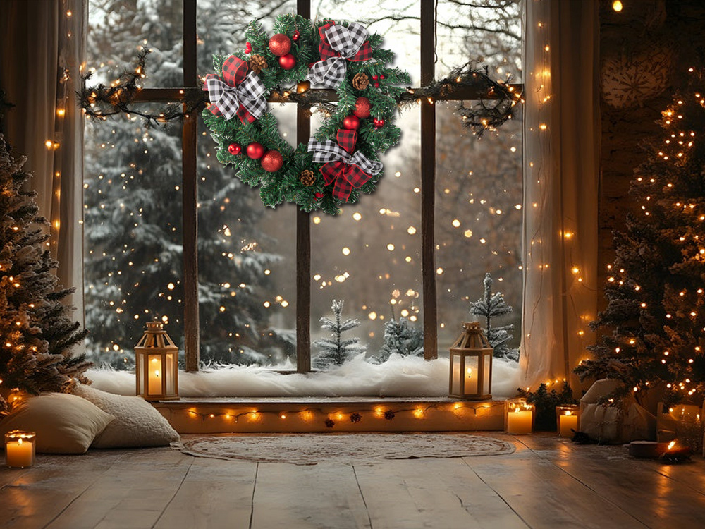 Christmas Door Wreath, 40 cm (2)