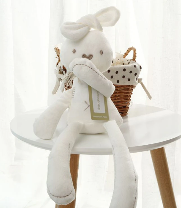 Plīša Mīksta Bērnu Rotaļlieta Trusis, 37cm | Plush White Rabbit Toy